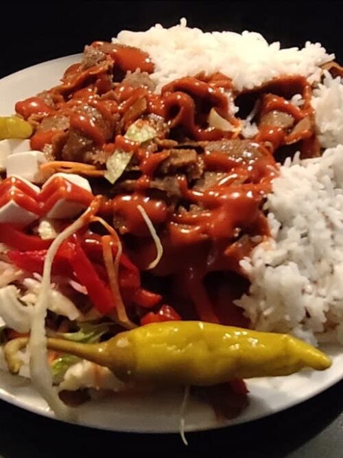 Jätti Men's Kebab Riisillä